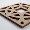 Ekena Millwork Extra Small Brownsville Decorative Fretwork Wood Wall Panels, Hickory, 7 3/8"W x 7 3/8"H x 3/8"T WALW08X08X0375BNEHI - alternate 2